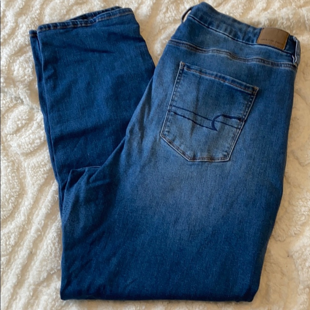 American eagle curvy high rise skinny jeans